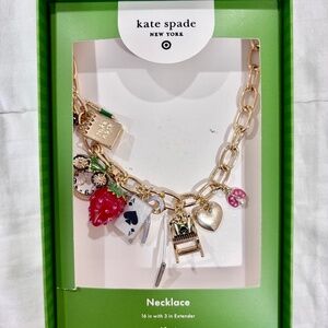 Kate spade charm necklace